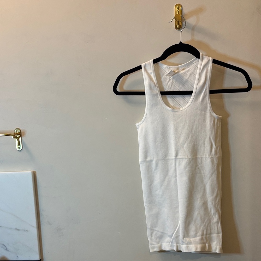 Mono B Classic White and Black Tank Top Set.